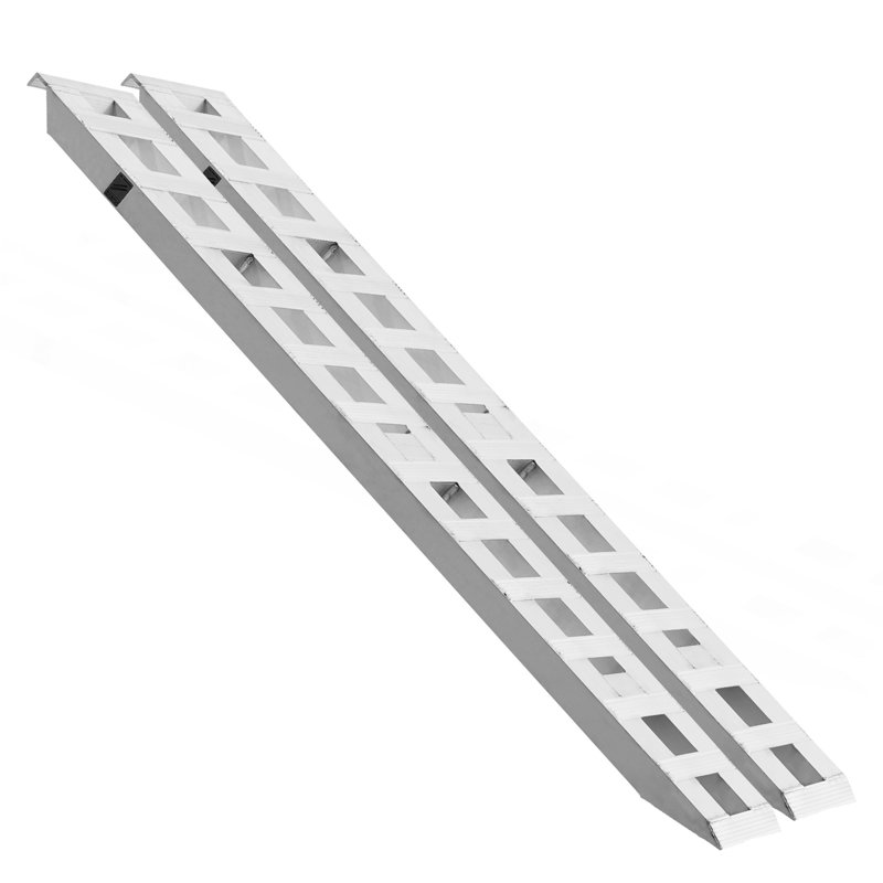 72 "X 15" Rampes en aluminium capacité de 6000 LBS Rampes de chargement 2PCS