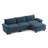 Colbey 123'' Upholstered L-shape Modular Cloud Sectional with Ottoman-2022137444
