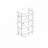 48"H 4 Tier Bookshelf, Bookcase