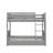 Johnone Full over Full Bunk Bed with Built-In Ladder , Trundle Bed Included-1626927406