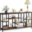 Console 70,9 "industrielle, rangement à 3 niveaux pour le salon - Brun rustique-129911976-129911978-129911974