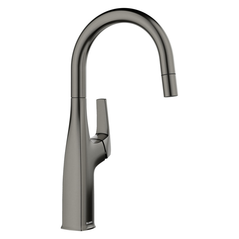 Rivana Pull-Down Bar Faucet - Satin Dark Steel, Satin Dark Steel