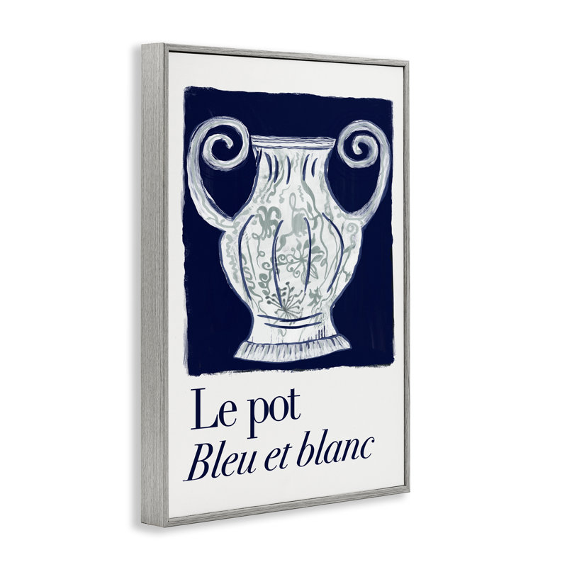  Vase Le Pot, Estampe numérique Farmhouse, H 30 po x l 20 po