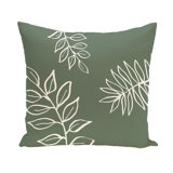 Flower Power Floral Reversible Throw Pillow