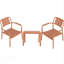 Ensemble de chaises et de table basse à une place en PP Summer-2 pièces pour une utilisation intérieure / extérieure, facile à installer, durable et élégant-1325464140