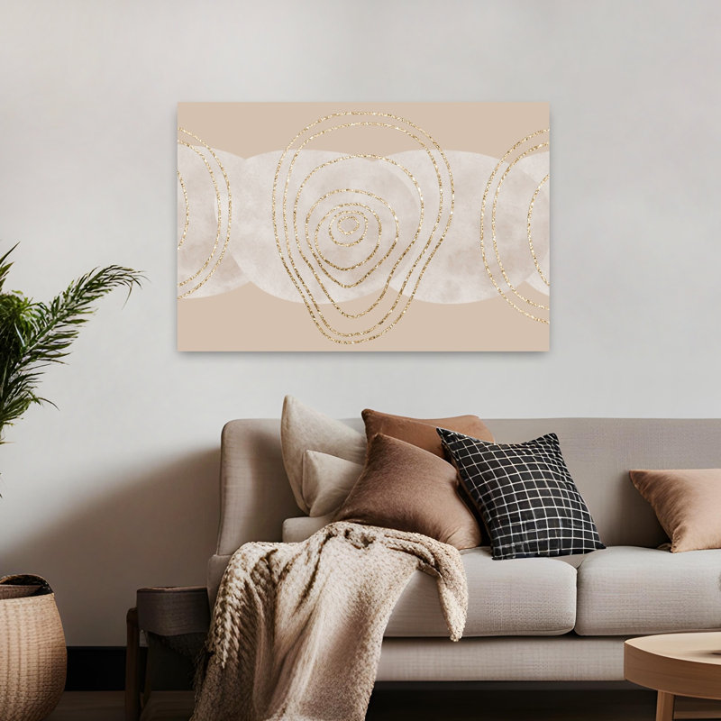 Consistent Abstract Contemporary Art, 32" H x 48" W