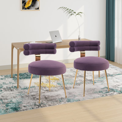 Delainee Velvet Side Chair