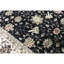 Tapis noir et beige noué à la main de haute qualité