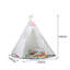 Douglass Freeport Park 120cm W x 120cm D Indoor Fabric Triangular Play Tent