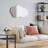Asymmetrical Irregular Wall Mirror - Hotel Quality Craftsmanship With Abstract Frameless Shape - HD Clarity Reflection - Mount From Multiple Directions (18" X 32" / Cloud 1)