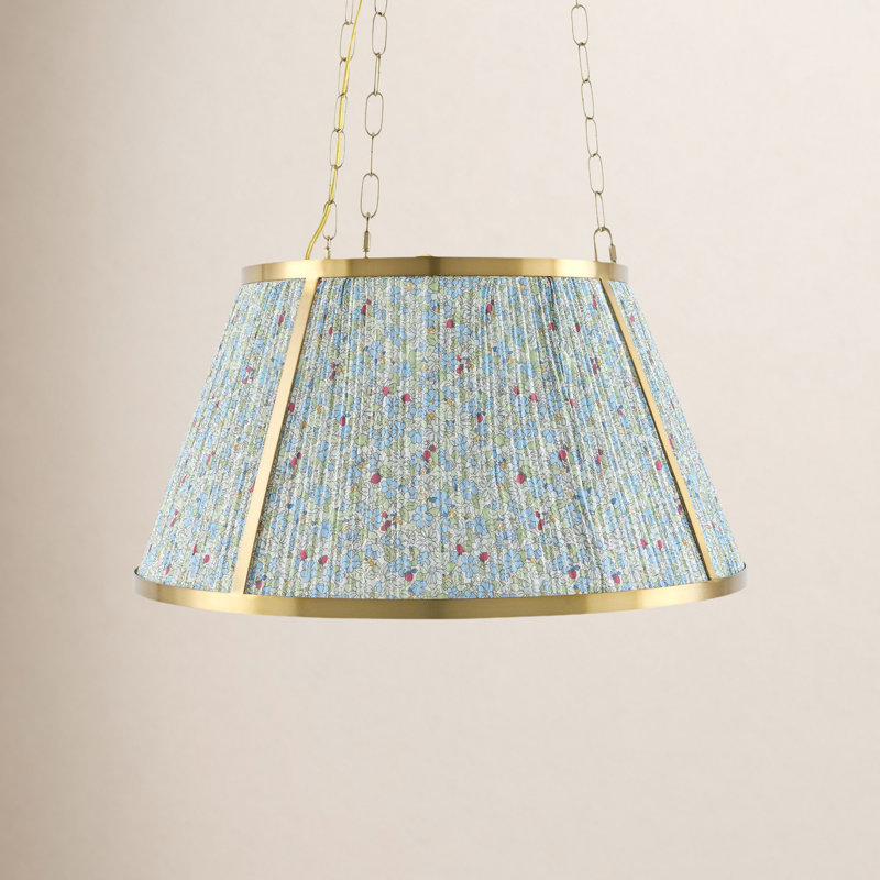 Luminaire suspendu Florie, Bleu
