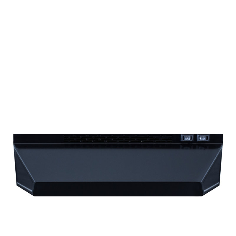 Hotte sous un meuble convertible 24 pouces Value Line 160 CFM, Noir