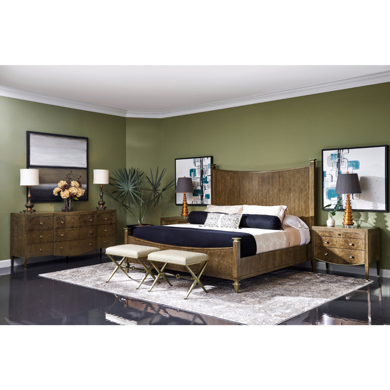 Barcelona Solid Wood Bed