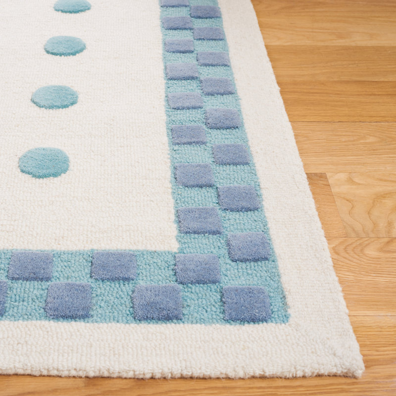 Dariene Safavieh Kids Hand Tufted 85% Wool And 15% Cotton With Latex Rug, Rectangle 5' x 8'