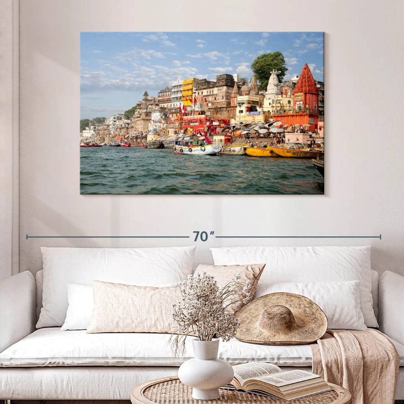 Ghats of Varanasi, H 32 po x l 48 po