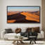 «Golden Sand Dune Ridge at Sunset», art mural encadré sur toile-116517305-116517304