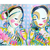 Monday Morning Mimosa Print by Amanda Ryan Tucker