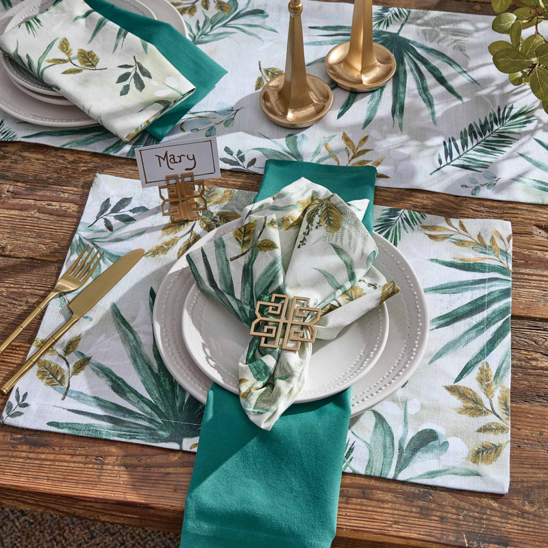 Chemin de table Rainforest, L 36 po x l 13 po