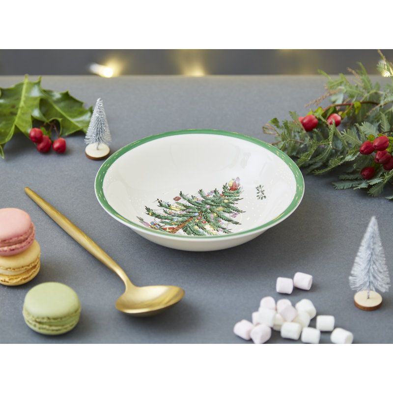 Spode Christmas Tree Cereal/Oatmeal Bowl 5.5"