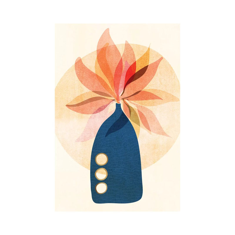 Seasonal Bouquet - Wrapped Canvas Print, 20.32 cm H x 30.48 cm W