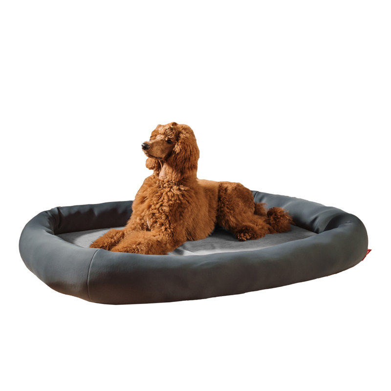 Orthopedic Memory Foam Pet Bed, Medium (100cm W x 80cm D), Light Grey