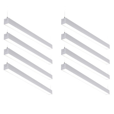 Acies 4FT Dimmable LED Shop Light Color Tempreture Selectable Suspended Lighting for Office