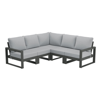 Patio 5-Piece Deep Seating Set With Frame