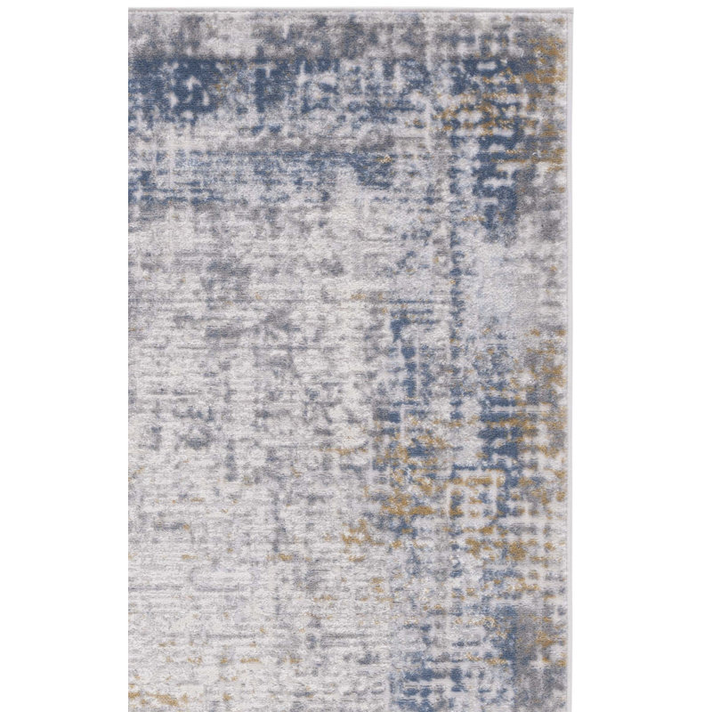 Palma Performance Abstract Rug, Square 6'7"