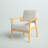 Santillo Upholstered Armchair-537892684-537892683