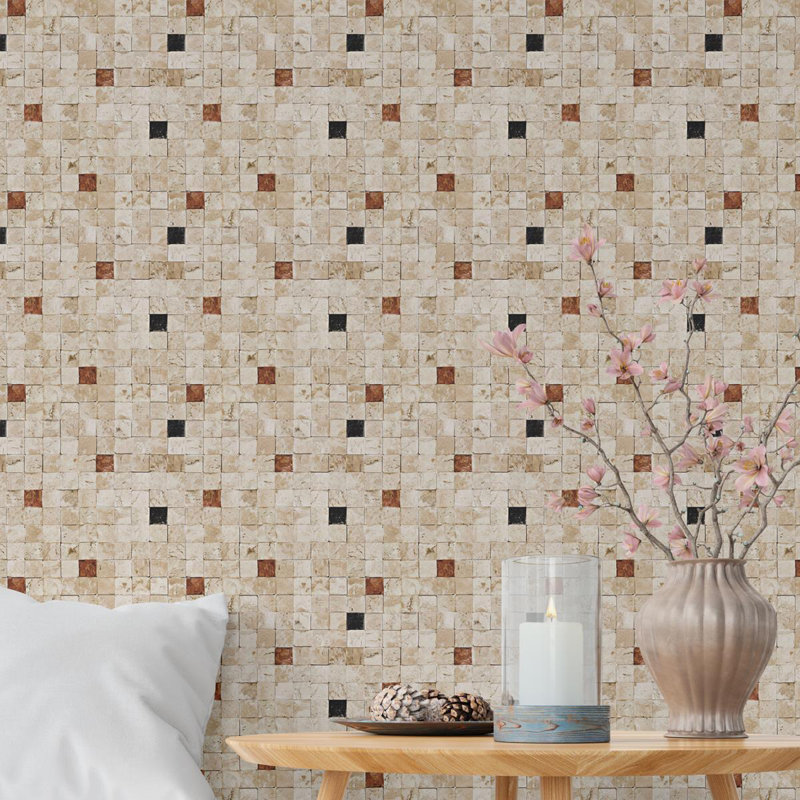 Rouleau de papier peint adhésif lisse L 126 po x l 24 po Huntingtown