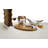 Nambe Swoop Cheese Board W/ Knife