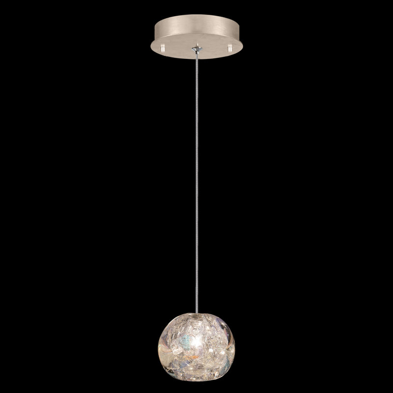 Gold Mini Globe Glass LED Pendant Light
