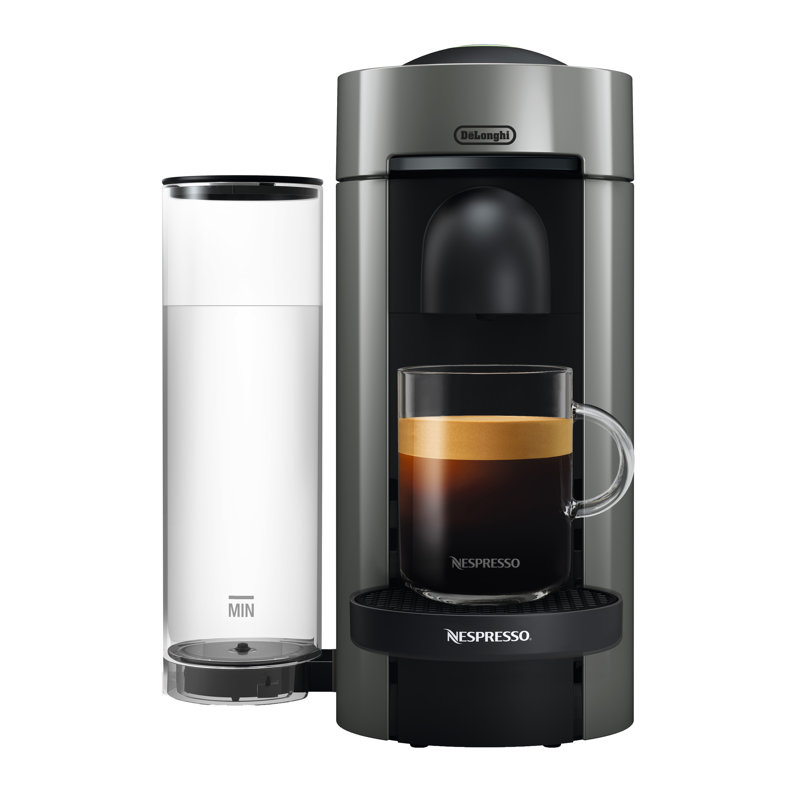 Nespresso VertuoPlus Espresso Machine by De'Longhi, Gray