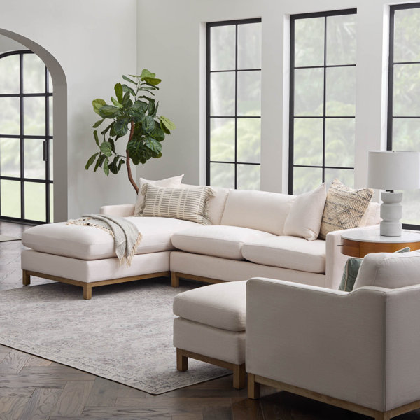 Joss & Main Cami 2 - Piece Upholstered Sectional & Reviews | Wayfair