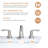 Widespread 2-handle Bathroom Faucet with Drain Assembly-91959720