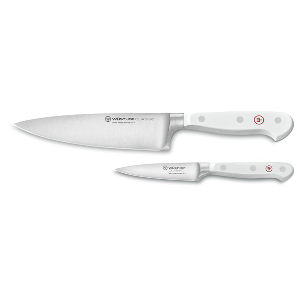 ZWILLING J.A. Henckels ZWILLING Porterhouse 2Pc Stainless Steel Carving Knife  Set With Fork In Red Presentation Box, Gift Set