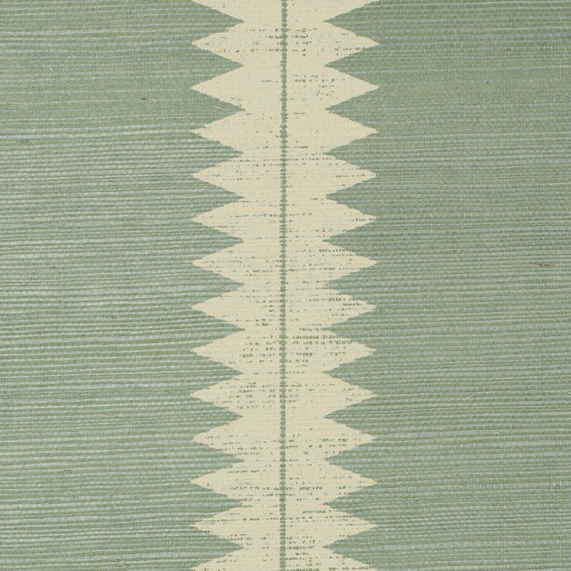Bristle Striped Paper Wallpaper Roll, Seaglass