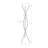 Coat Rack, Hall Tree, Free Standing, 3 Hooks, Entryway, 72"H, Bedroom, Black Metal, Contemporary, Modern