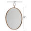 Pasha Metal Beveled Wall Mirror