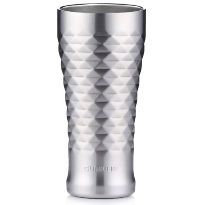 Verre à double paroi en acier inoxydable de 16 onces isolé à paroi isolante