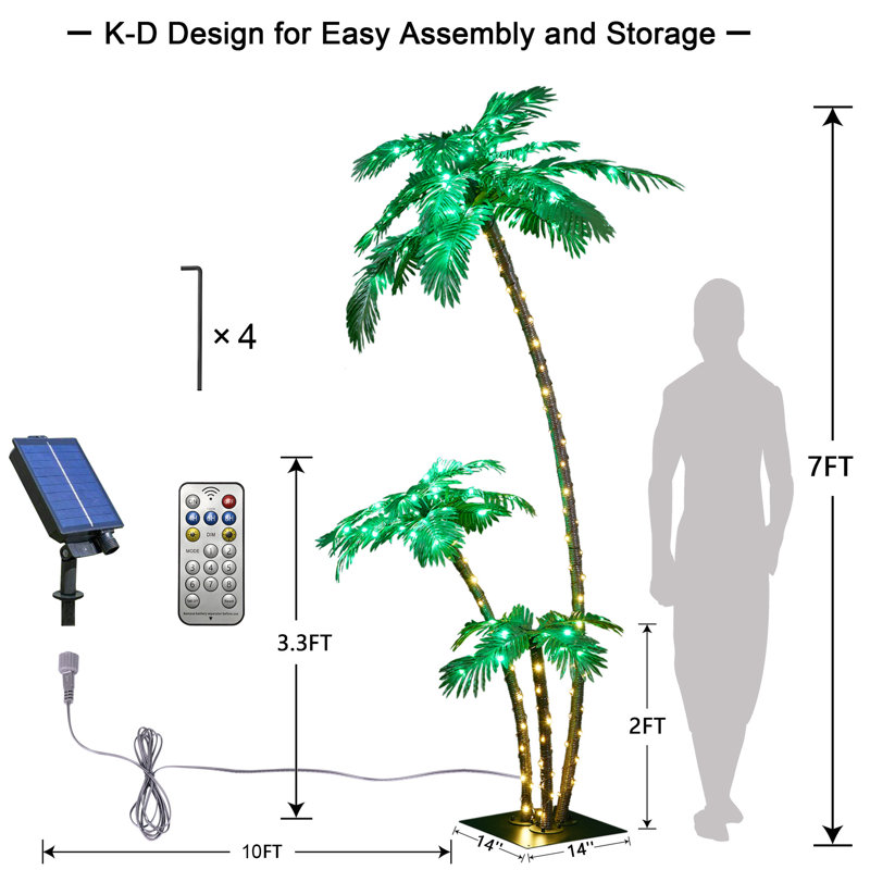Faux Palm Tree