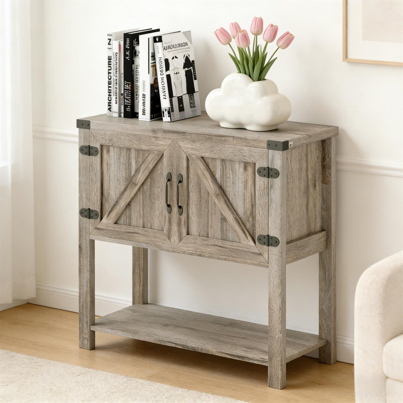 Small Storage Cabinet, Gray