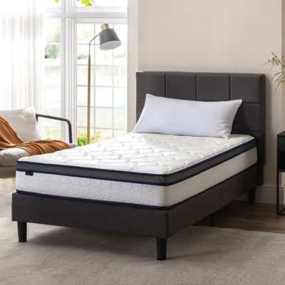 Tight Top Pocket Spring Mattress 25cm/10in Height with Cushion Top
