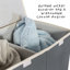 Panier à linge double pliable