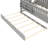 Wooden Bed With Built-In Bookshelves And Trundle-148622203-148622201
