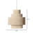 Uptown 1 - Light Antique Brass Unique/Statement Pendant