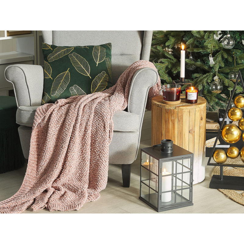 Heeney Plain Weave / Muslin Throw Blanket, Pink