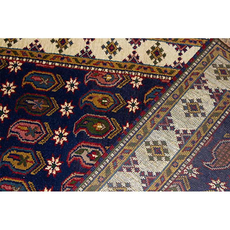 Tapis brun de haute qualité noué à la main