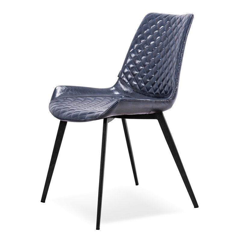 Chaise Albieri, Bleu marine / Noir