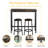 Golliday 3 Piece Dining Bar Table Set-1810801540-1846813147